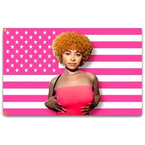 🩷5 for‎ $25 sale *NWT* pink Ice Spice American Flag 3x5’ tapestry